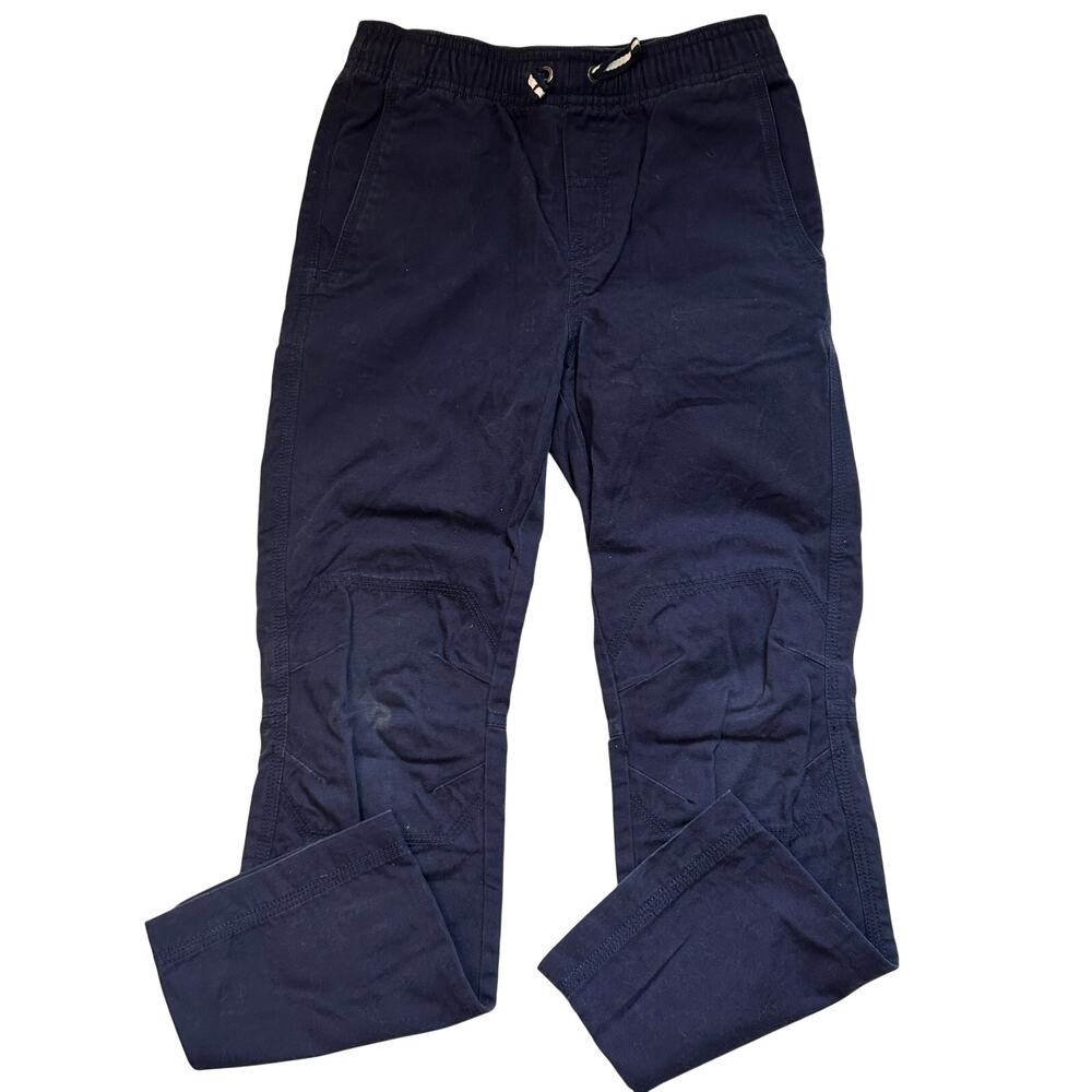 Hanna Andersson Navy Blue Pull-On Chino Pants 130